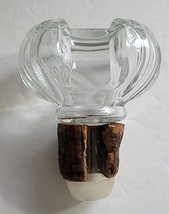 Vintage Clear Glass Bottle Decanter Replacement Stopper Top ONLY #101 - $352.39 MXN