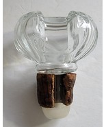 Vintage Clear Glass Bottle Decanter Replacement Stopper Top ONLY #101 - $352.39 MXN
