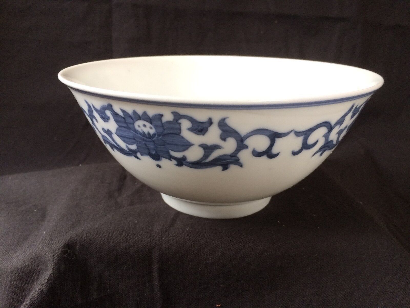 Ancien Chinois Porcelaine Grand Riz Bol - $88.39