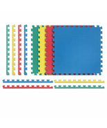 Foam Flooring Recyclamat 24 In. X 24 In. Interlocking Multicolor (4-Pieces) - $30.09 CAD