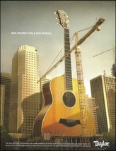 2007 Taylor GS acoustic/electric guitar ad 8 x 11 crane advertisement print - $4.23