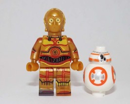 C3PO Droid Star Wars Last Jedi with BB8 Building Minifigure Bricks US - £5.71 GBP
