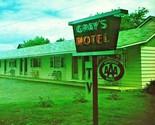 Gray&#39;s Motel AAA Clayton New York NY UNP Vtg Chrome Postcard - $3.91