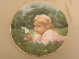 APPLE BLOSSOM TIME collector plate ROBERT ANDERSON Little Girls Collection - £5.42 GBP