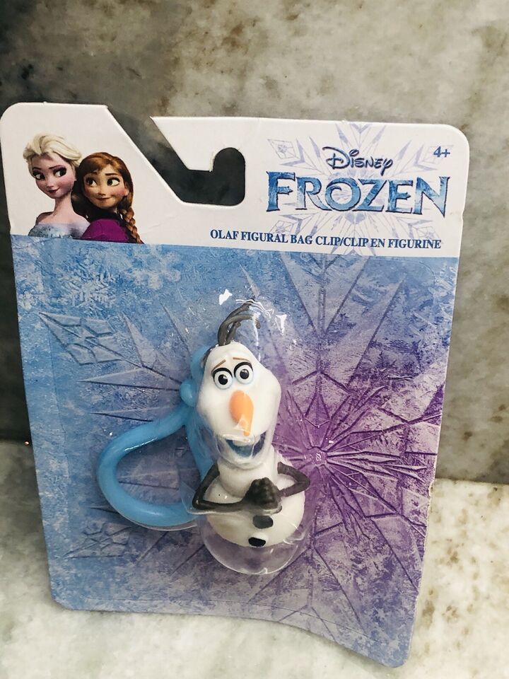 Ship N 24 Hours: New- Disney Frozen “Olaf” Figural Bag Clip:4+ - $14.21