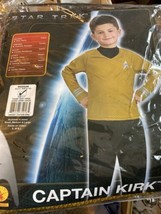 Star Trek Movie Captain Kirk Shirt Costume - Child Size Medium 8-10 nwt Rubies - £15.61 GBP