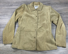 Bagatelle Leather Jacket Womens Size 8 Tan Suede 100% Leather Blazer Jacket - £28.87 GBP