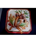 Fitz &amp; Floyd Classic Equestrian Collection Acorns Christmas 6&quot; Square ca... - $645.88 MXN