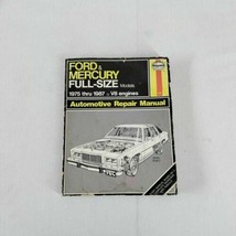 Hayne&#39;s Ford &amp; Mercury 1975 - 1987 V8 Engines Automotive Repair Manual #754 - £10.47 GBP
