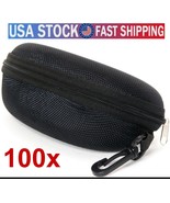 Lot 100 Sunglasses Eyeglasses Black Portable Zipper Case Protect Belt Cl... - $277.04 CAD