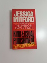 Kind &amp; Usual Punishment By Jessica Mitford 19974 paperback fiction novel - £4.67 GBP
