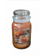 Village Candle Scented Spiced Pumpkin Butter 2 Wicks New Fall Fragrance - £23.55 GBP
