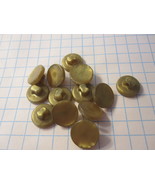 Vintage lot of Sewing Buttons - Pealized Tan Rounds - £14.34 GBP