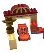 Mega Bloks Disney Cars Piston Cup Lightning McQueen  Incomplete - $17.00