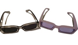 Lot 2 Women&#39;s  Fashion Square Sunglasses - $235.78 MXN