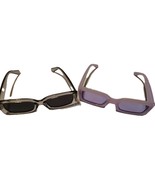 Lot 2 Women&#39;s  Fashion Square Sunglasses - $237.82 MXN