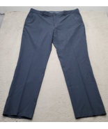 Greg Norman Dress Pants Mens Size 40/32 Blue Microlux Play Dry Golf Perf... - $40.22 CAD