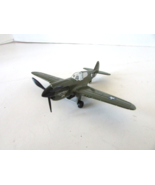 Diecast Military WWII A261P-40 Warhawk 5&quot; Wingspan Green  H2 - £6.91 GBP