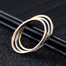 [Jewelry] Titanium Steel Band Ring 1mm Thickness - £4.73 GBP