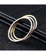 [Jewelry] Titanium Steel Band Ring 1mm Thickness - £4.82 GBP