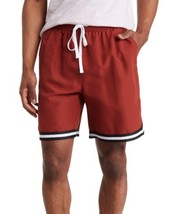 Abound Men&#39;s Rust Red Drawstring Athletic Shorts Pockets Elastic Waist XXL NWT - £12.43 GBP