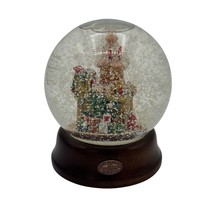 Norman Rockwell Santas Workshop Snow Globe With Wooden Base - £26.74 GBP