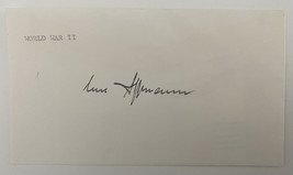 WW2 USMC Carl Hoffman signed envelope - £19.54 GBP