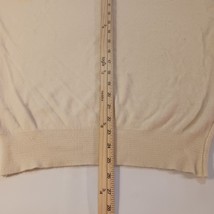 Vintage Izod Lacoste Jumper Men's Medium Tan/Beige Pullover Sweatshirt Acrylic M image 8