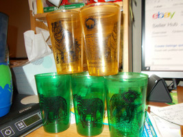 Brookfield Zoo Chicago Lot Of 5 Plastic Cups Vintage 1970s - £1.95 GBP
