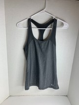 Under Armour WOmens Sz M Gray Tank Top Shirt Racerback  - £8.42 GBP