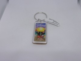 Disney Mickey &amp; Minnie Mouse Sunset Lucite Keychain Keyholder LLavero Souvenir - £12.99 GBP