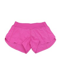 Lululemon Speed Up Mid-Rise Lined 4&quot; Running Gym Shorts Womens Size 6 Pi... - £64.06 GBP