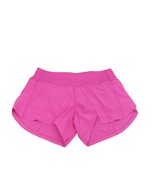 Lululemon Speed Up Mid-Rise Lined 4&quot; Running Gym Shorts Womens Size 6 Pi... - £62.86 GBP
