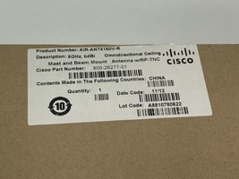 Cisco Aironet 11.5" 6-dBi Omnidirectional Antenna AIR-ANT5160V-R New in Box - $24.99