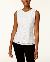 Kasper Lace Top Vanilla Ice Size XS $49 - $13.86