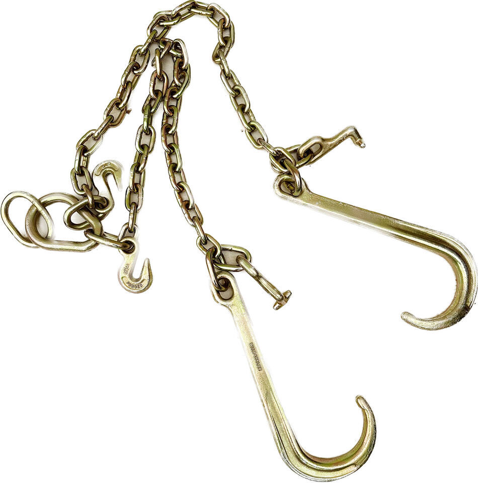thumbnail image 2 of BMP 1/4" G70 Grab Hook Pin – 3,800 Lb WLL – Red, For Wrecker Chain & Flatbed Tie Down (0900126) 2 of 3
