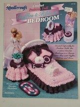 Ruffles &amp; Ribbons Fashion Doll Bedroom fits Barbie Crochet Pattern Booklet - $8.90