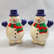 Blow Molds x2 Snowman Christmas Lawn Ornament Light Cover Decoration Replacement - £29.87 GBP