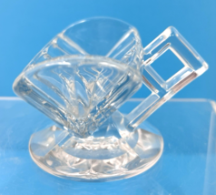 Vintage Heisey Narrow Flute Glass Individual Sugar Cube Holder 1909-1935 - $721.33 MXN