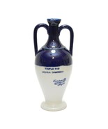 Vintage Triple Sec Cointreau Liqueur Bottle Pottery Blue Jug 2 Handles 3... - £39.54 GBP