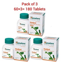3 Packs X Himalaya Herbal HADJOD 60 Tablets, Bone and Joints Wellness Fr... - $21.55