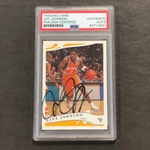 2005-06 Topps #96 Joe Johnson Signed Card AUTO PSA Slabbed - £44.84 GBP