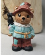 HOMCO Bear Dressed as a Scarecrow with Crow  Porcelain Figurine Series  ... - £6.90 GBP