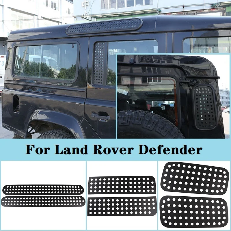 For Land Rover Defender 90 110 130 2004-2018 Alloy Black Car Rear Roof Door Side - £63.68 GBP+