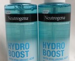 2 Neutrogena Hydro Boost Hydrating Cleansing Gel W/ Hyaluronic Acid 5.5 ... - £19.71 GBP