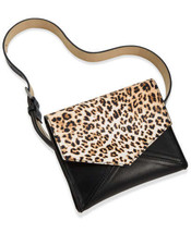 INC International Concepts Womens Animal Print Fanny Pack Large Black/Le... - £20.82 GBP