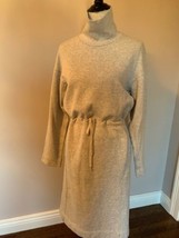  UNIQLO U Cotton Blend Gray Fleece Dress SZ XS NWOT - £62.37 GBP