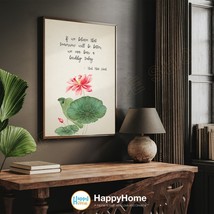 Thich Nhat Hanh Quote Meditation Wall Art If We Believe Motivational Prints-P653 - £19.39 GBP+