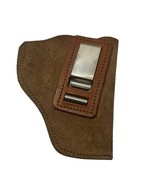 Vintage Unbranded Concealed IWB Holster Suede Safari Beige Tan - $449.55 MXN