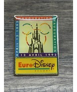 Vintage 1992 Euro Disney Resort Inauguration Lapel Trading Pin KG JD - €8,48 EUR
